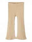 Niva bootcut leggings, warm sand melange, Lil Atelier thumbnail