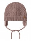 Nanson knit hat baby, misty rose, Lil Atelier thumbnail