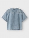 Fundo loose denim shirt, medium blue, Lil Atelier thumbnail