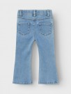 Salli slim bootcut jeans, medium blue, Lil Atelier thumbnail