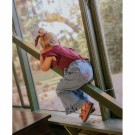 Don rose pant, medium denim blue, Fliink thumbnail