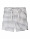 Haldur loose shorts, coconut milk/dusty blue, Lil Atelier  thumbnail