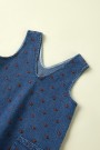 Liva denim spencer dress, dark blue denim, Lil Atelier thumbnail
