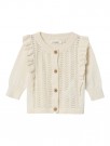 Hija knit cardigan baby, turtledove, Lil Atelier thumbnail