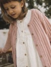 Fabiola knit cardigan, misty rose, Lil Atelier thumbnail