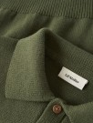 Olo knit polo baby, cypress, Lil Atelier thumbnail