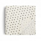 Swaddle, black daisy, Mushie thumbnail