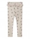 Gavo slim leggings, silver peony, Lil Atelier thumbnail