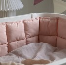 Sengekant, blossom pink, Sebra thumbnail