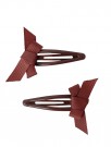 Rinja 2-pack hair clips, fired brick, Lil Atelier thumbnail