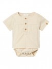 Homan loose body shirt, bleached sand, Lil Atelier  thumbnail