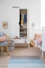 Sebra klesskap, 2-dører, classic white thumbnail