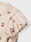 Lavo slim top, silver peony/cherry, Lil Atelier thumbnail