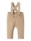Galto knit pant, warm sand melange, Lil Atelier thumbnail