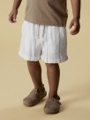 Jeran loose shorts, coconut milk, Lil Atelier thumbnail