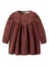 Onellas loose cord dress, mahogany, Lil Atelier thumbnail