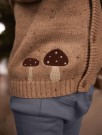 Galto knit cardigan baby, warm sand melange, Lil Atelier thumbnail