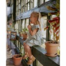 Harper top, aqua gray, Fliink thumbnail