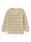 Emlen knit stripes, turtledove, Lil Atelier thumbnail
