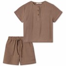 Cha cha shorts set, pine bark, Fliink thumbnail