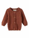 Galto knit cardigan baby, cambridge brown, Lil Atelier thumbnail