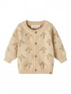Lamao knit cardigan baby, pebble melange, Lil Atelier thumbnail