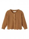 Dija loose knit cardigan, chipmunk, Lil Atelier thumbnail