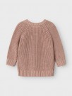 Emlen knit cardigan baby, misty rose, Lil Atelier thumbnail