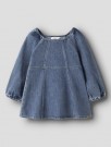 Obello denim dress, dark blue denim, Lil Atelier thumbnail