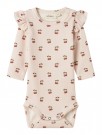 Lavo slim body, silver peony/cherry, Lil Atelier thumbnail