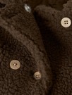 Nalo loose long jacket, dark earth, Lil Atelier thumbnail