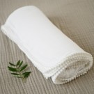 Pom pom muslin blanket, pearl, Jack o Juno thumbnail