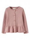 Nomo wool cardigan baby, fawn, Lil Atelier thumbnail