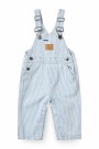 Twill baby overalls, blue stripe, Copenhagen colors thumbnail