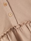 Leslie loose sweat dress, almondine, Lil Atelier thumbnail