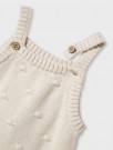 Gable knit overall, pastel parchment, Lil Atelier thumbnail