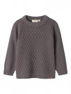 Tobie knit, pewter, Lil Atelier thumbnail