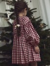 Rio loose dress, red dahlia, Lil Atelier thumbnail