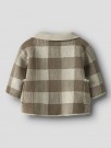Robo loose knit cardigan baby, sepia tint, Lil Atelier thumbnail