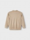 Dalto loose half-zip sweat, white pepper, Lil Atelier thumbnail