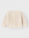 Fauci short knit cardigan baby, sandshell, Lil Atelier thumbnail