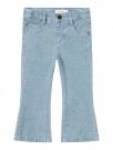 Salli slim bootcut jeans, blue denim, Lil Atelier thumbnail