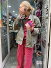 Vera pants, red/white, Fiona stories thumbnail