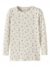 Gago slim top, turtledove/floral, Lil Atelier thumbnail