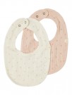 Rachello 2-pack bibs, rose dust, Lil Atelier thumbnail