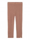 Farga slim legging wool, solid roebuck, Lil Atelier thumbnail