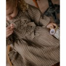 Elmo bow dress, pine bark/stripe, Fliink  thumbnail