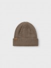 Nanson knit hat, shitake, Lil Atelier thumbnail