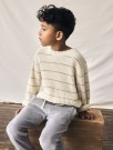 Emlen knit stripes, turtledove, Lil Atelier thumbnail