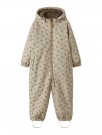 Lasnow10 snowsuit, oxford tan/rabbit, Lil Atelier thumbnail